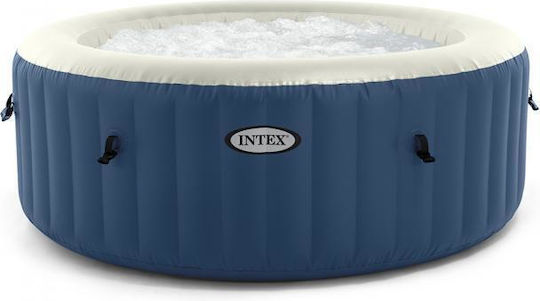Intex SPA Bubble Massage Скръгъл Басейн 660л Надуваем с Хидромасаж 180x66см