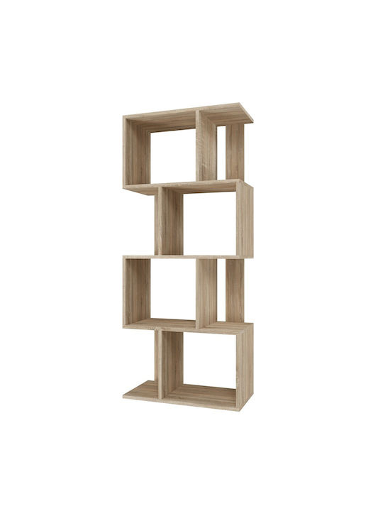 Bookcase Fiesta 59.5x30x140cm Sonoma Oak