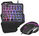 RedThunder‎ G30-C Οπτικό Gaming KeyPad με Μεμβράνης διακόπτες και RGB φωτισμό & Ποντίκι (Αγγλικό US)
