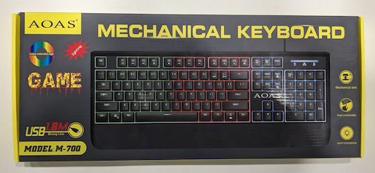 Aoas AOAS M-700 Gaming Mechanical Keyboard with RGB lighting (English US)