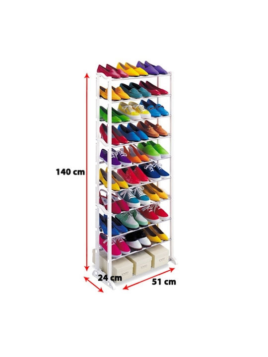 Lemnoasă Suport pentru pantofi Stand L140xW51xH24cm