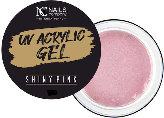 Nc Nails Acrygel Νυχιών Shiny Pink 15gr