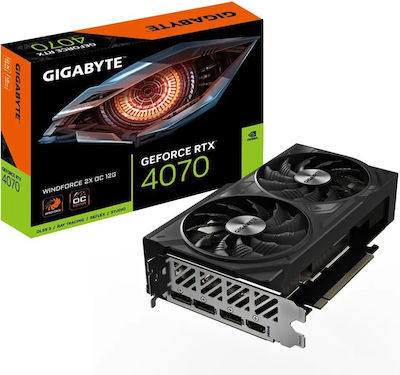 Gigabyte GeForce RTX 4070 12GB GDDR6X Windforce 2X OC Graphics Card