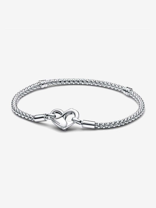 Pandora Bracelet Chain with design Heart made of Silver