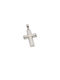 Dimiourgiko Vildiridis Men's White Gold Cross 14K