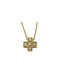 Dimiourgiko Vildiridis Women's Gold Cross 18K with Chain