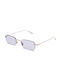 Gast Astro Sonnenbrillen mit Silber Rahmen und Silber Spiegel Linse AS03
