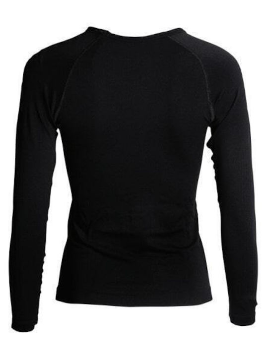 Lingerie Boutique Γυναικεία Ισοθερμική Μακρυμάνικη Μπλούζα Μαύρη