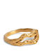 Enamel Copenhagen Femeie Inel cu Email din Argint Placat cu aur