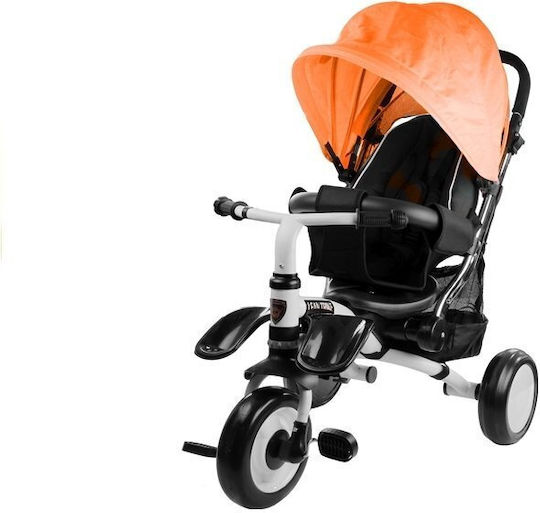 Lean Toys PRO400 Wandelbar mit Elterngriff Orange