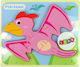 Ξύλινο Παιδικό Puzzle για 3+ Ετών Lean Toys