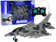 Lean Toys Jet Ferngesteuertes Flugzeug Gray