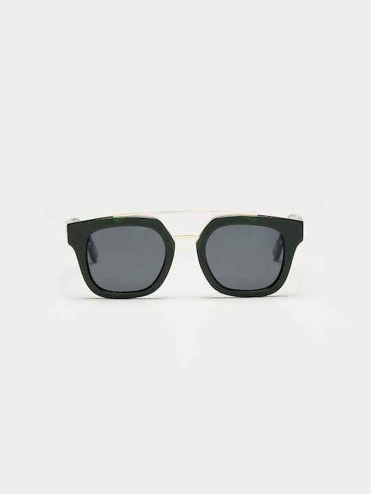 Cosselie Sunglasses with Black Tartaruga Frame and Gray Lens 1802202442