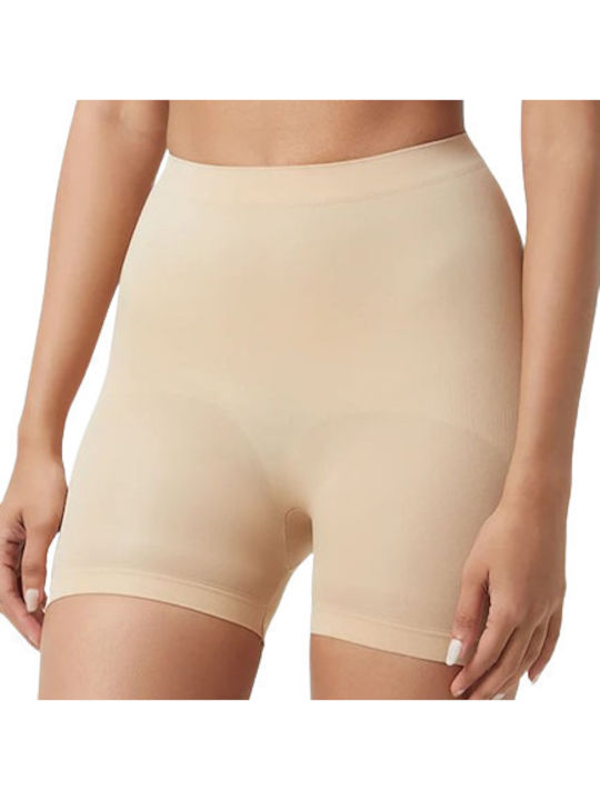 Miss Fit Straffende Boxer Nahtlos Beige