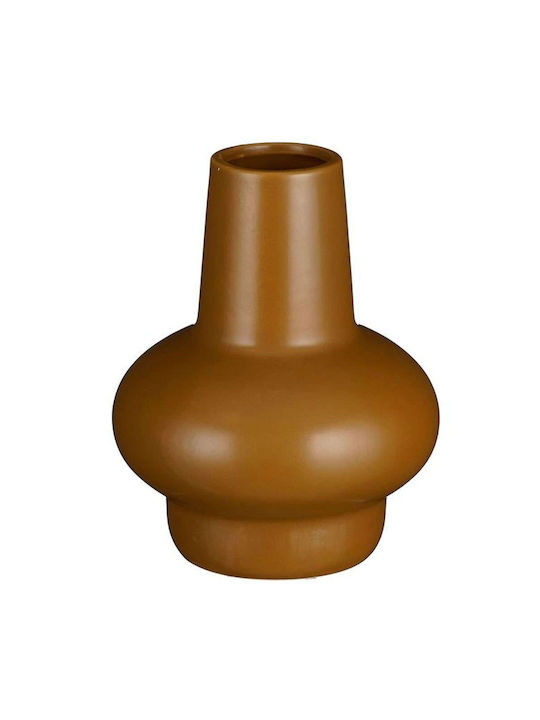 Plastona Decorative Vase Porcelain Brown 16x20cm 1pcs