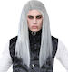 Carnival Wig Straight Gray for Halloween