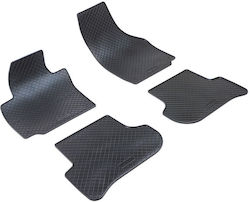 Rigum Set of Front and Rear Mats 4pcs from Rubber for Skoda Yeti Black