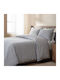 MayHome Duvet Cover Set Semi-double with Pillowcase 180x240 Grey