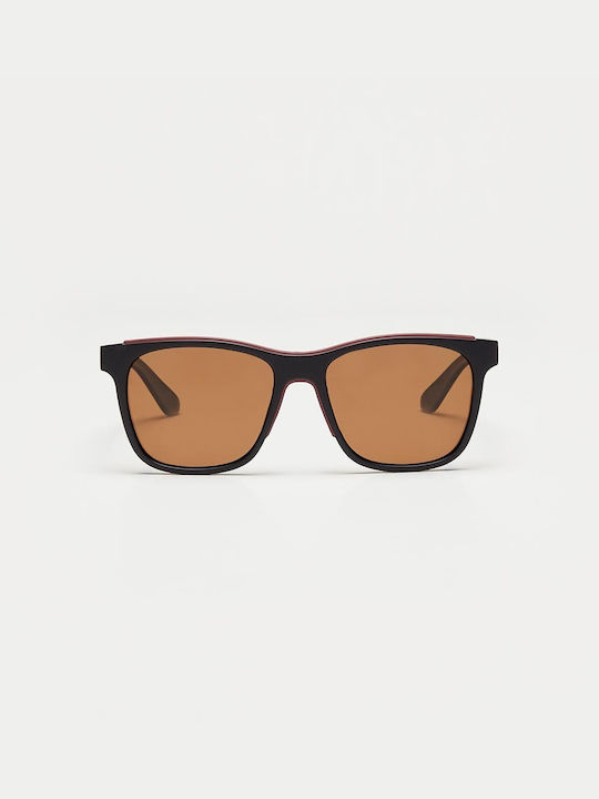 Cosselie Bondi Unisex Sunglasses with Brown Hor...
