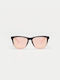 Cosselie Avalon Unisex Γυαλιά Ηλίου με Μαύρο Κοκκάλινο Σκελετό και Ροζ Φακό 1802202481