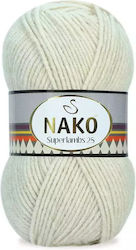 Nako Superlambs 25 Acrilyc Сив 200м 100гр