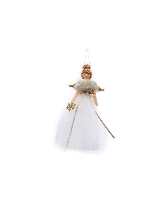 Christmas Angel Ornament White 23cm