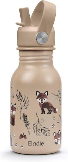 Elodie Details Nordic Woodland Детска Бутилка За Вода Неръждаема Стомана Non Spill Зелена 350ml