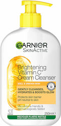 Garnier Skin Active Vitamin C Brightening Cream Facial Cleanser 250ml Garnier Skin Active Vitamin C Brightening Cream Facial Cleanser 250ml