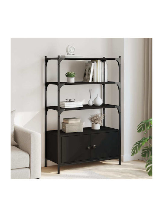 Bibliothek Black 70x30x109.5cm