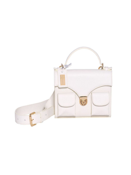 Rue Parisienne Paris Xs Leather Women's Bag Shoulder White