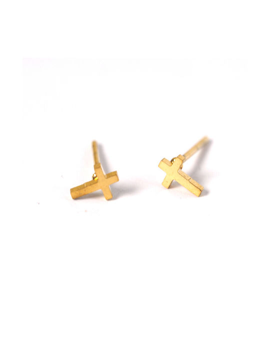 Nose Earring made of Steel Gold Plated