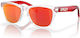 Oakley Frogskins Kids Sunglasses with Mirror Lenses Red