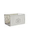 The Home Deco Factory Καλάθι Αποθήκευσης Υφασμάτινο Μαύρο 38x22x28cm