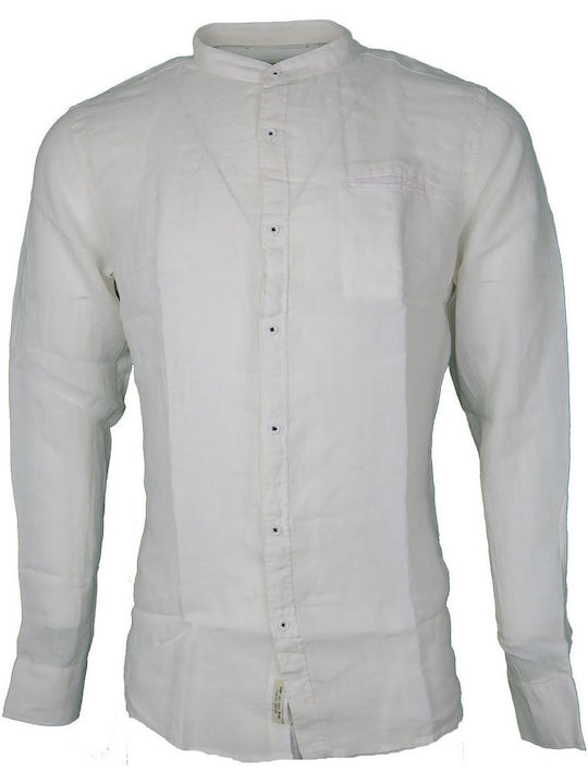 Privato Men's Shirt Long Sleeve White