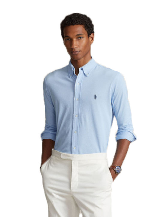 Ralph Lauren Long-sleeved Cotton Shirt Light Blue