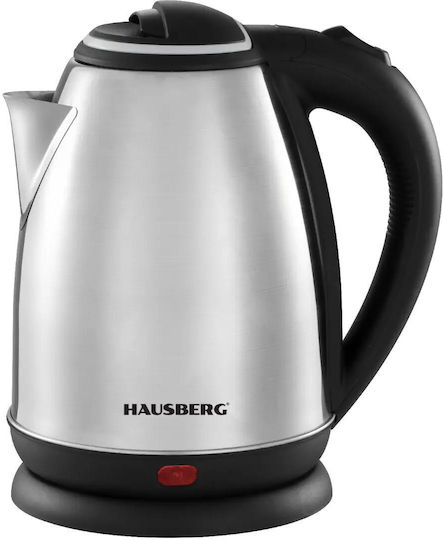 Hausberg Електрическа Кана 1.8л 1500W Сребриста