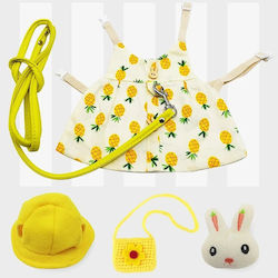 Wheel for Rabbit Set Adjustable Harness Rabbits Lead Pineapple