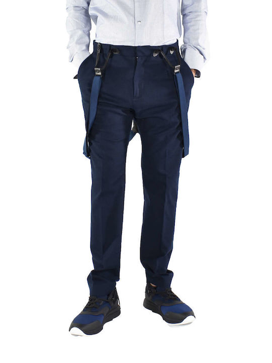 Hose Chino Elastisch Blue