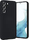 Umschlag Rückseite Silikon Schwarz (Galaxy A20e)