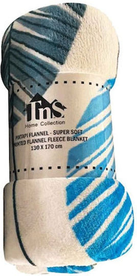 TnS Κουβέρτα Fleece Διπλή 200x220εκ. Πράσινο