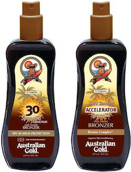 Australian Gold Spray Bronzer Spf30 + Tanning Gel Accelerator