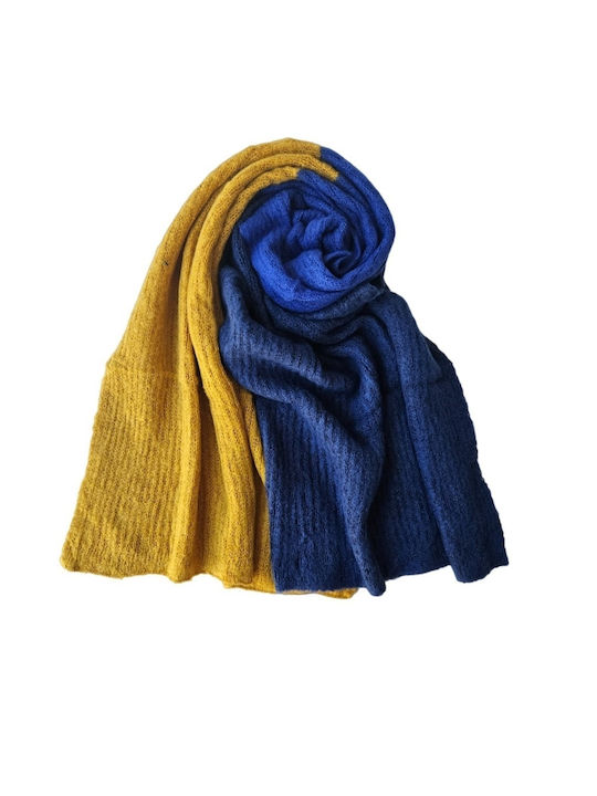 MI-TU Exclusive Women's Wool Scarf Galben