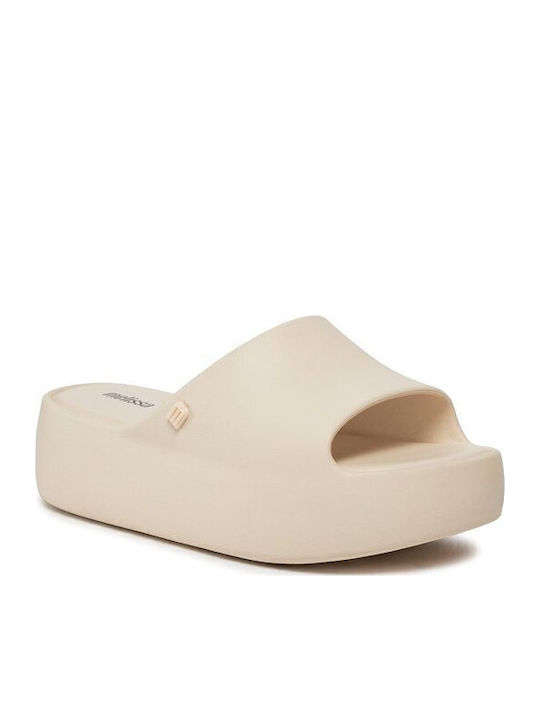 Free Slides mit Plattformen in Beige Farbe