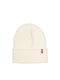 Levi's Beanie Beanie Knitted in White color