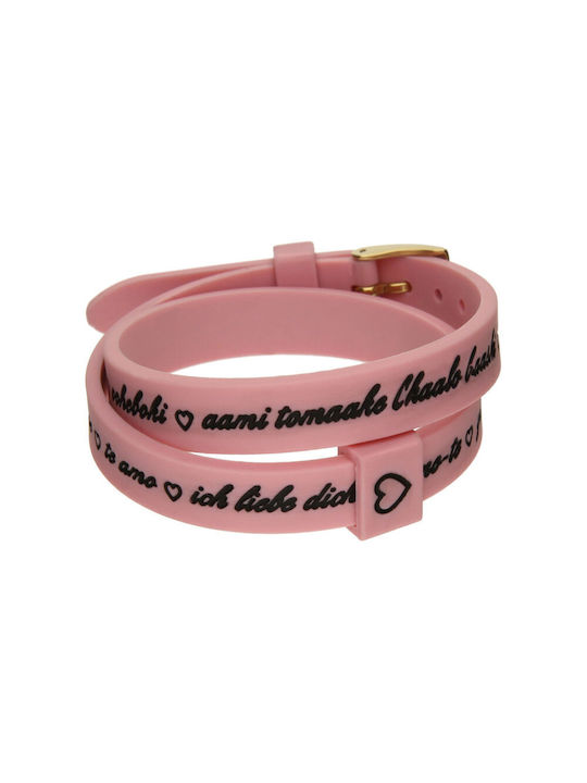 il mezzometro Damen Armband Rosa