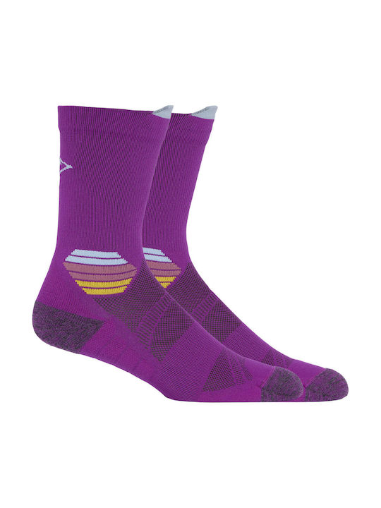 ASICS Fujitrail Patterned Socks Purple