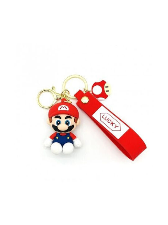 Keychain Μινιατούρα Lucky Super Mario Red