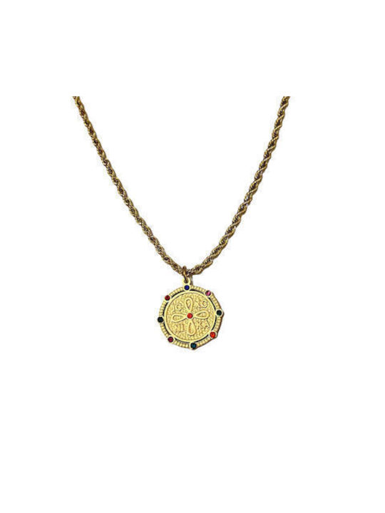 Necklace from Gold Plated Steel