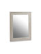 Gift Decor Wall Mirror with Gray Wooden Frame 49x39cm 1pcs