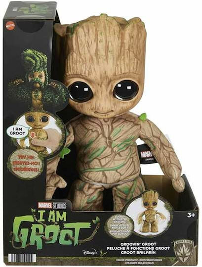 Mattel Λούτρινο I Am Groot με Κίνηση & Ήχο για 3+ Ετών 28 εκ.